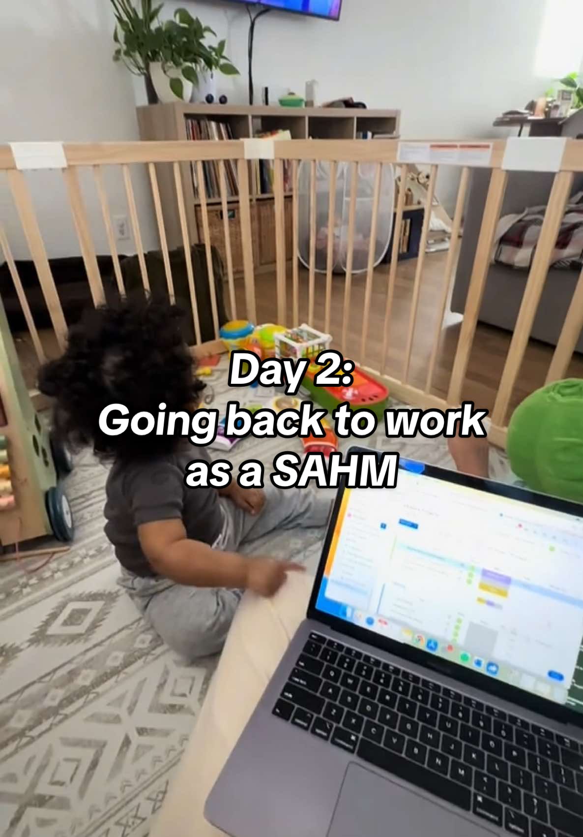 Day 2: Going back to work as a SAHM. #momlife #sahm #MomsofTikTok #boymom #momlifebelike #workingmom #wfh #fyp #fypシ 