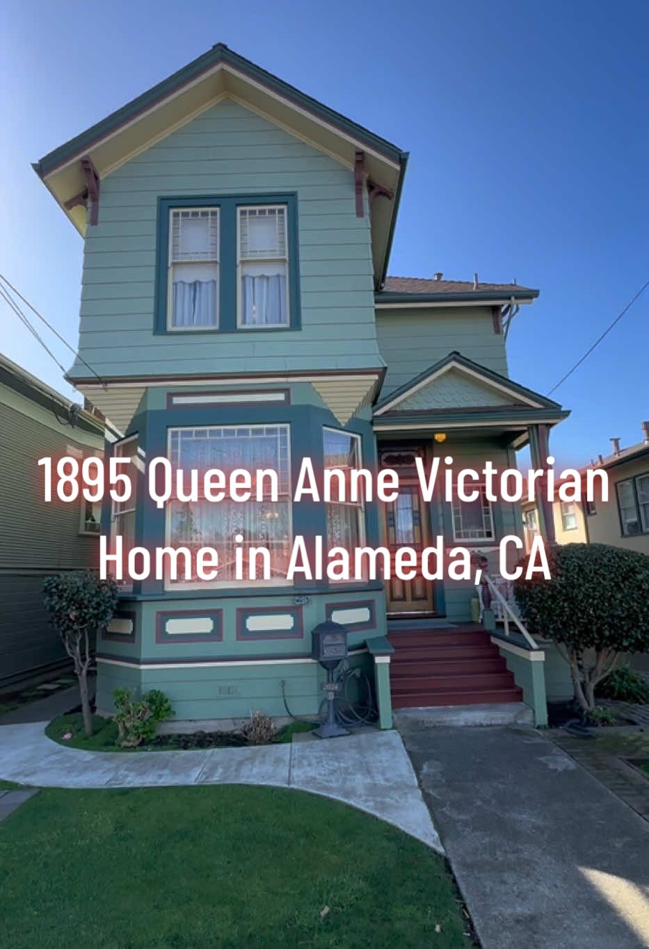 1895 Queen Anne Victorian home in Alameda, CA listed for $1,295,000 A true time capsule 😍 #alameda #alamedaca #alamedabayarea #alamedarealestate #alamedacalifornia #leavingsf #leavingsanfrancisco #bayareacheck #bayareatiktok #california #californiatiktok #alamedacounty #alamedacountyrealestate #solanocounty #sanfrancisco #sanfranciscobayarea #eastbaycities #northbay #contracostacounty #sanmateocounty #eastbayrealestate #eastbaytiktok #oaklandrealestate #queenanne #queenannevictorian #victorian #victorianhouse #1890s #hometour #housetour