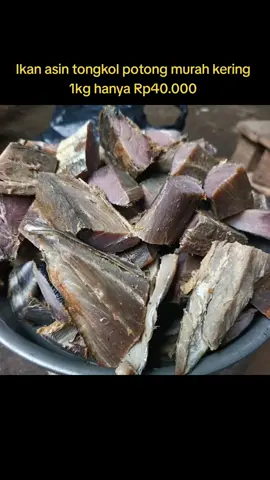 Ikan asin tongkol potong murah kering 1kg hanya Rp40.000