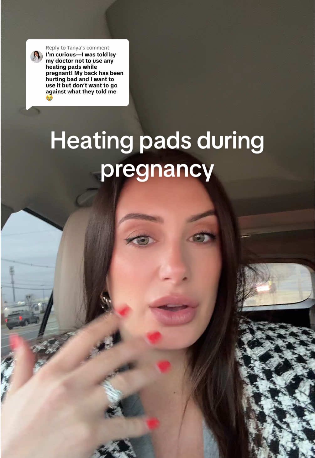Replying to @Tanya thoughts on using heating pads during pregnancy or no?   #pregnancystruggles #pregnancyproblems #backpain #thirdtrimester #28weekspregnant #pregnancyjourney 