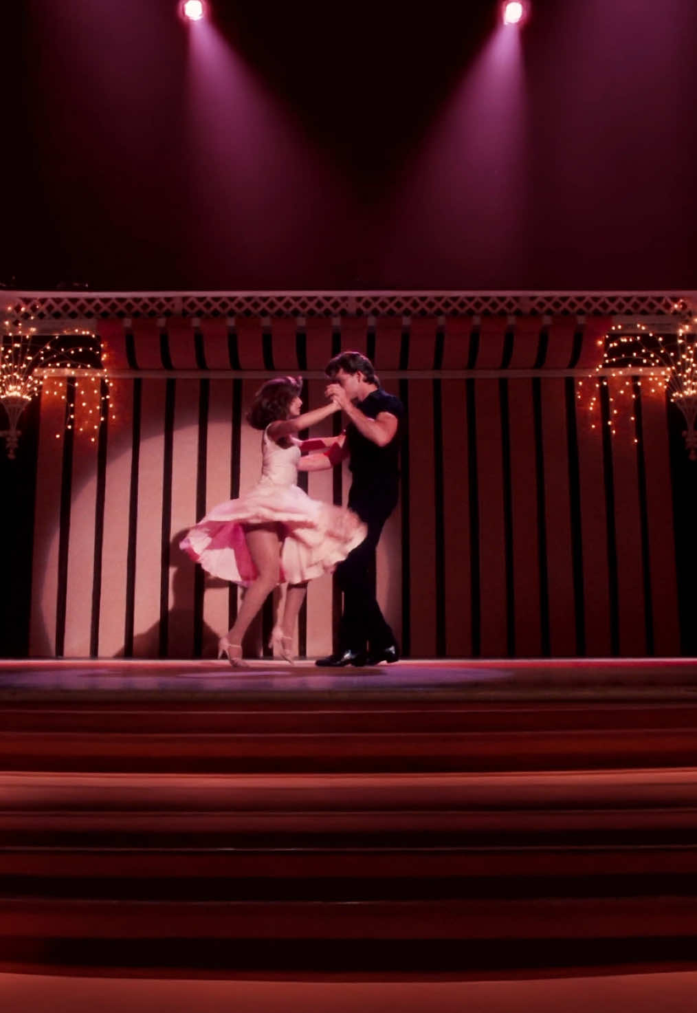 dirty dancing 1987 shot vertically. #dirtydancing #patrickswayze #jennifergrey #musical #80s #moviescene #grease #dance 