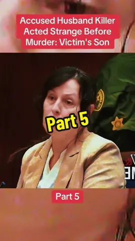 Accused Husband Killer Acted Strange Before Murder: Victim's Son. Part 5 #crime #truecrime #police #killer #murder #case #judge #court #fyp #viral_video 