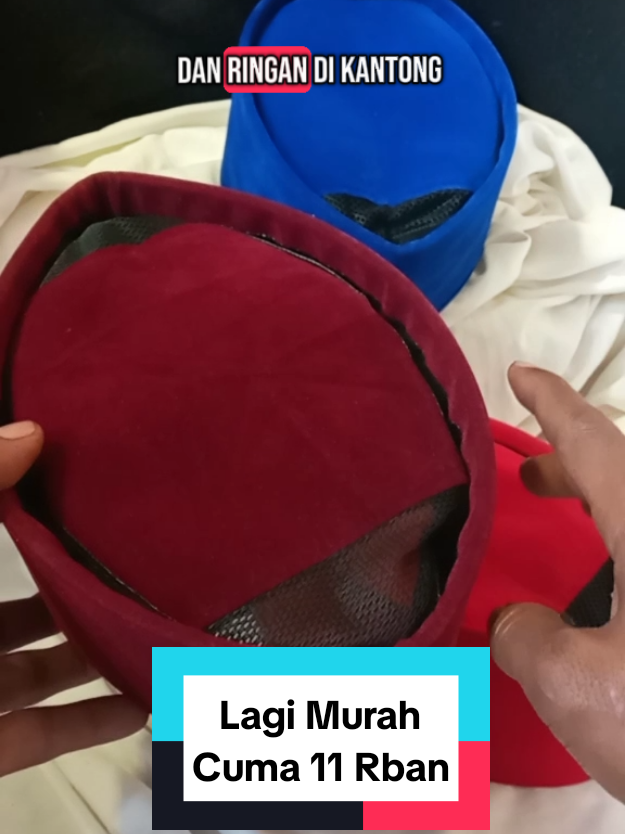Membalas @ardilahandayani Peci Songkok Model AC polos tinggi 9 cm #peci #songkok #pecianak #pecidewasa #pecimurah #pecimerah #pecibetawi #pecisongkok #wibgajian 