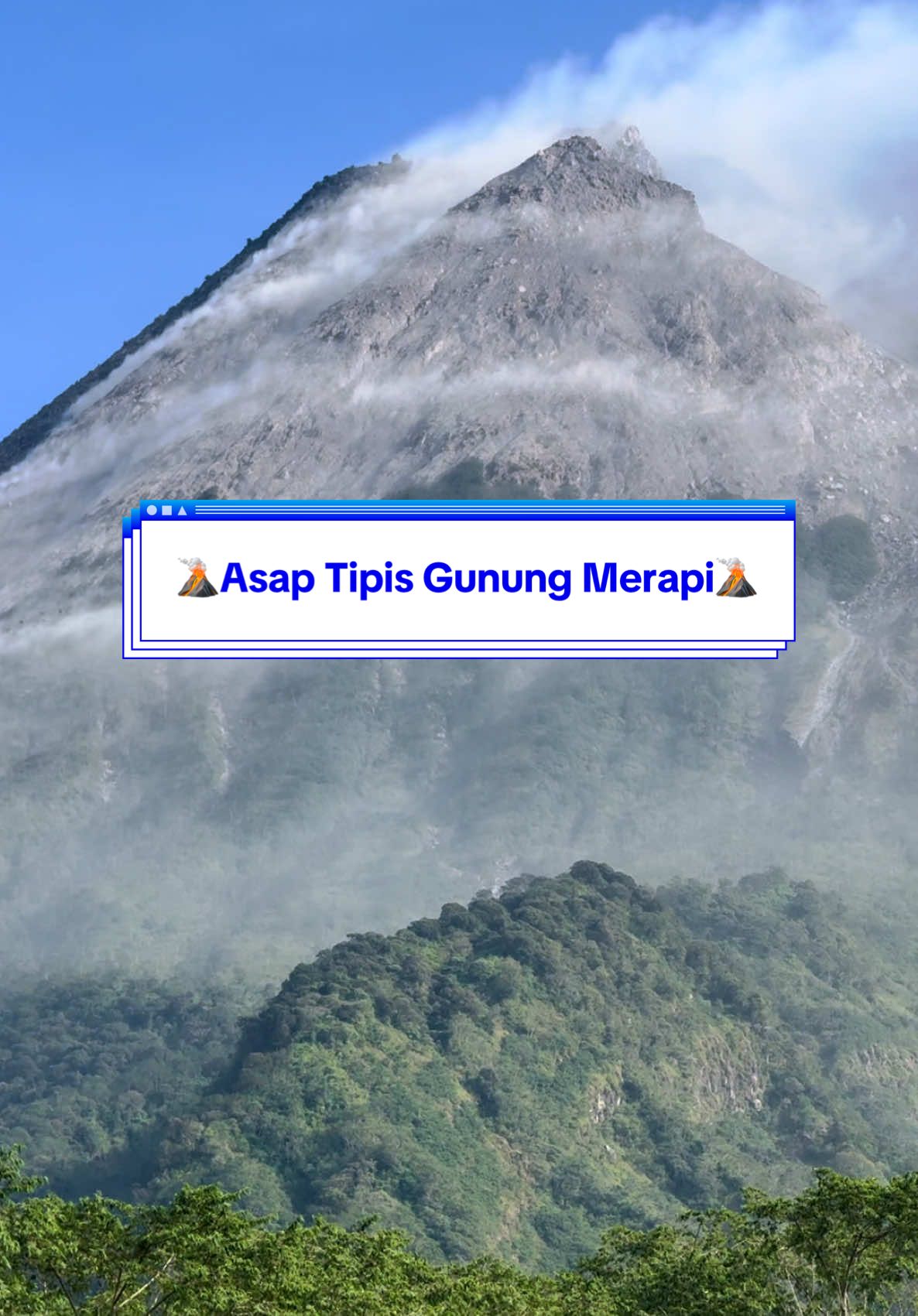 Asap tipis gunung merapj  . . . #aestheticvibes #mettosmile #fyp @Pesona Indonesia @Wonderful Indonesia @Maulana 