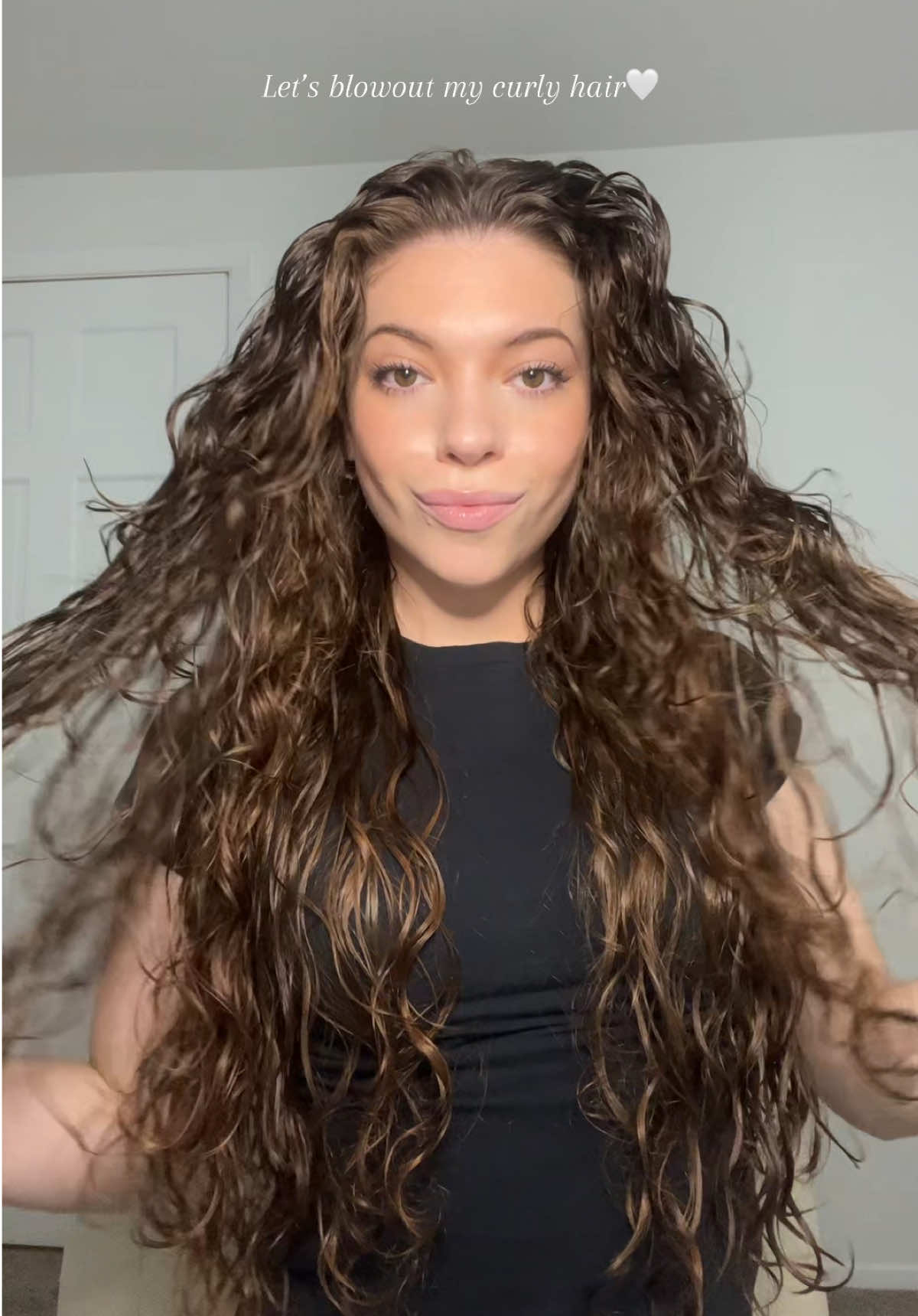 This blowout had me speechless ✨ folllow for hair tutorials 🤍 #hair #hairtok #blowout #blowoututorial #hairstyle #hairstyles #easyhairstyles #curlyhair #longhair #wavytalk 