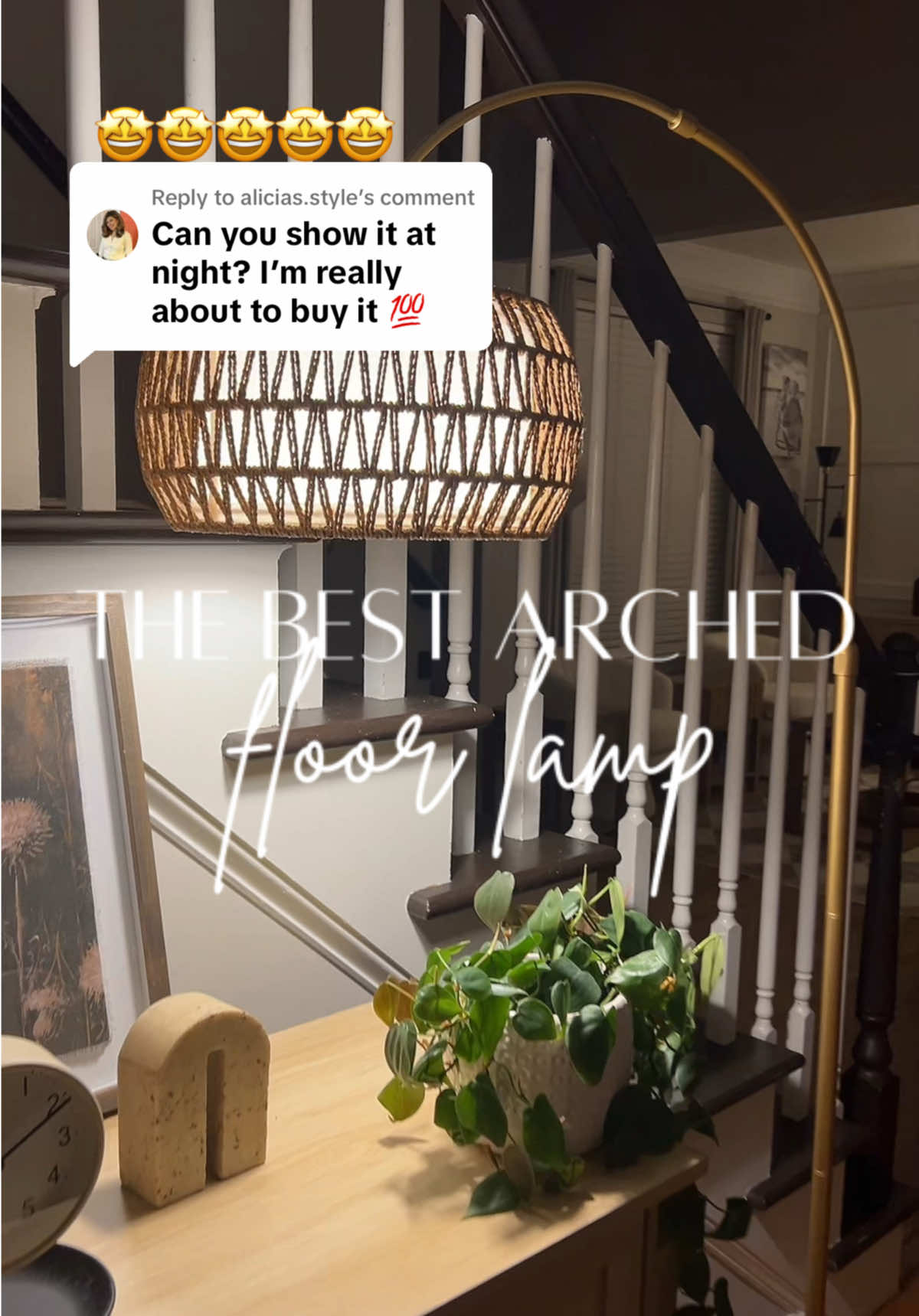 Replying to @alicias.style It doesn’t get much prettier than this! It’s gorgeous at day and night! Gold bohemian just restocked with very limited supply! Click the link at the bottom to grab it before it sells out again! #lamp #floorlamp #floorlamps #lamps #boho #bohemian #modern #rattan #rattanfinds #rattanfurniture #rattanlamp #light #lights #lighting #cozyathome #modernhome #modernhomedecor #midcentury #midcenturymodern #overhead #arc #archedlamp #tts #TikTokShop #tiktokshopfinds #modernboho #modernbohodecor #interiordesign #homedecor #homedecorideas #homedecortiktok #aesthetic #warm #warmlight #cozyfinds 