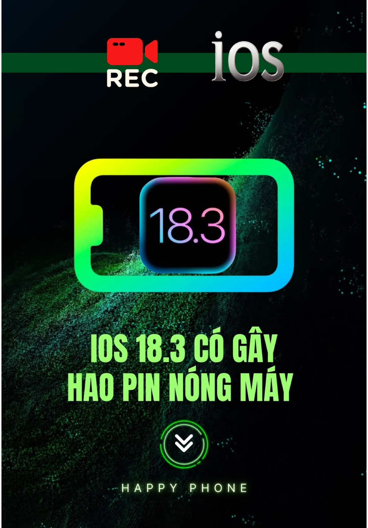 Test hao pin nóng máy trên iOS 18.3. #didonghanhphuc #happyphone #ios #ios18 #ios183 