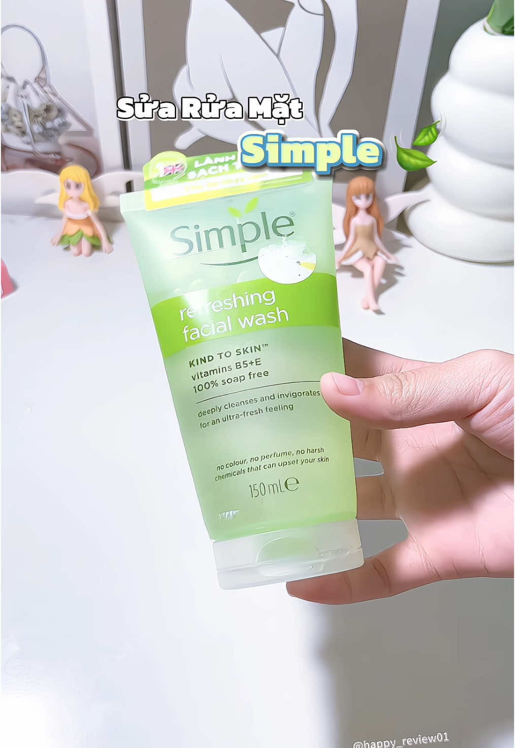 Em sửa rửa mặt dịu nhẹ lành tính 🍃🍃🍃 #xuhuong #xuhuongtiktok #fyb #review #unboxing #skincare #simlple #suaruamat 