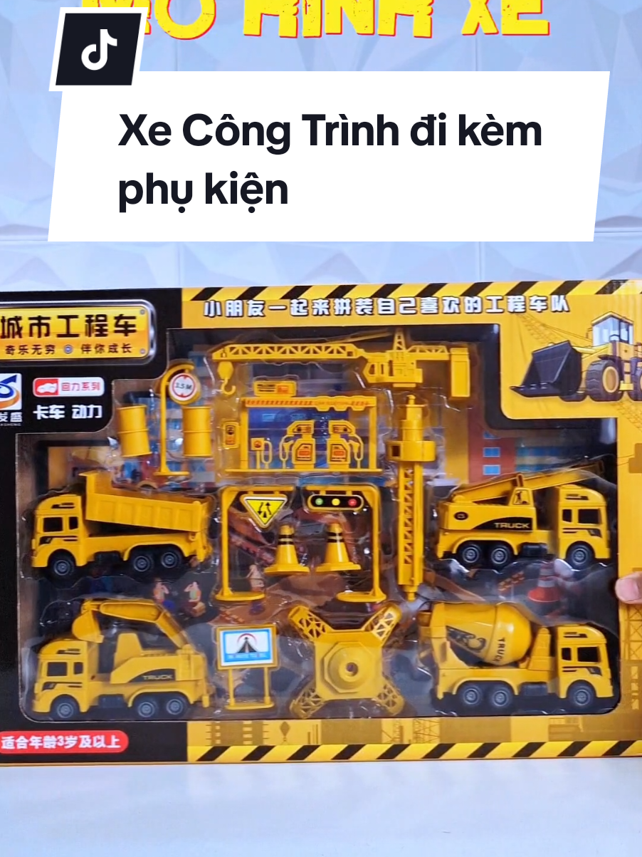 Món quà lí tưởng tặng bé yêu thích xe công trình #dochoichobe #dochoithongminh #dochoitreem 