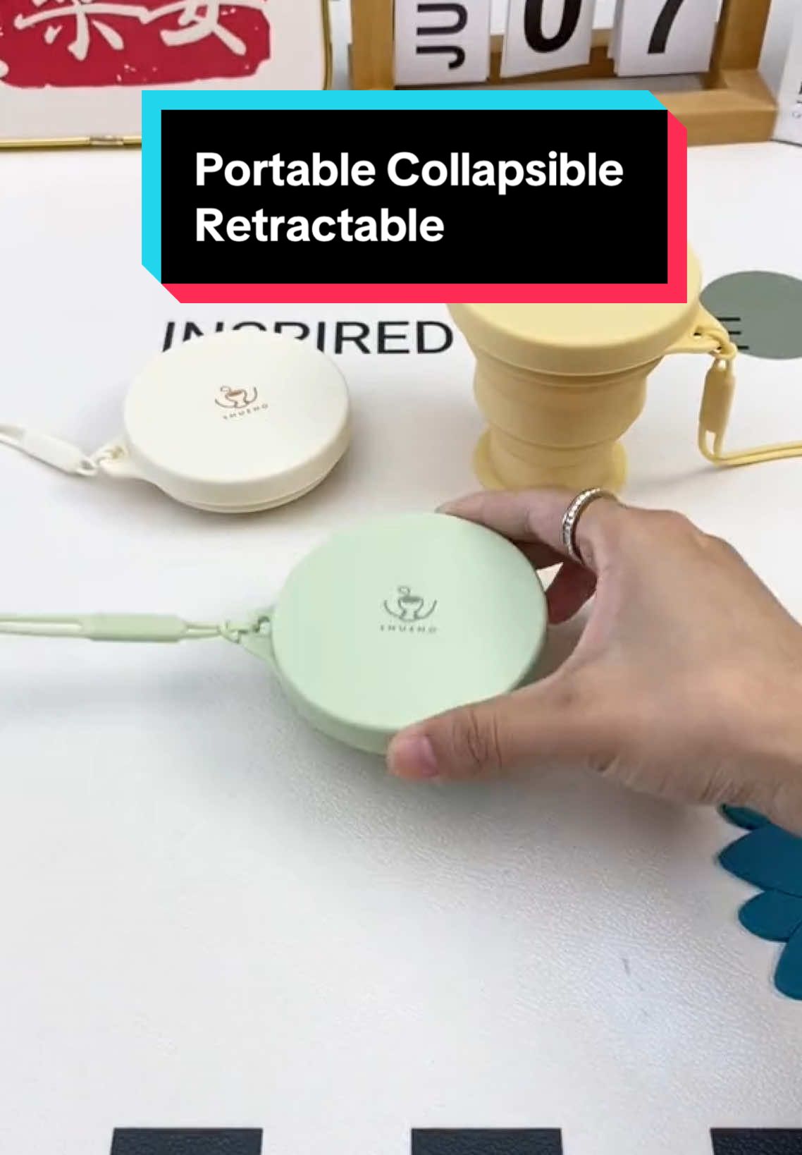 Portable Collapsible Retractable #fyp #foryou #siliconecup