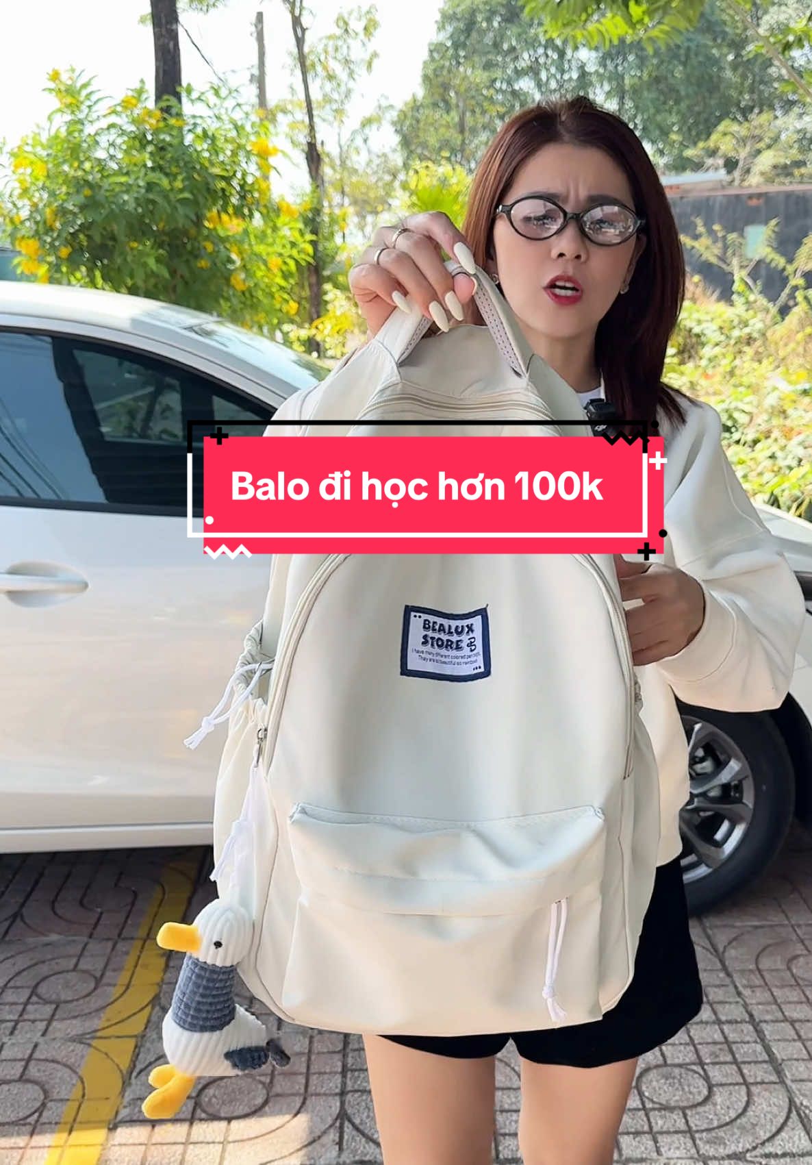Trợ giá Balo đi học kiểu dáng Hàn Quốc chỉ hơn 100k #xuhuong #balothoitrang #balodihoc #balo 
