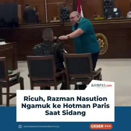 Dua pengacara, Hotman Paris dan Razman Nasution, terlibat keributan di Pengadilan Negeri Jakarta Utara, Kamis (6/2/2025). Persidangan ini merupakan tindak lanjut dari laporan Hotman Paris terhadap Razman Nasution yang terdaftar dengan nomor LP/B/0212/V/2022/SPKT/Bareskrim Polri tanggal 10 Mei 2022. Kericuhan terjadi ketika Razman, yang berstatus sebagai terdakwa, tiba-tiba meluapkan emosinya saat sidang berlangsung.  Ia bahkan berusaha mendekati Hotman Paris yang sedang duduk di kursi saksi, tampak ingin mengajaknya berkonfrontasi.  Insiden ini dipicu oleh keputusan majelis hakim yang menetapkan persidangan berlangsung tertutup. Penulis: Muhammad Isa Bustomi / #HotmanParis #RazmanNasution #Sidang ##texvid #fyp 