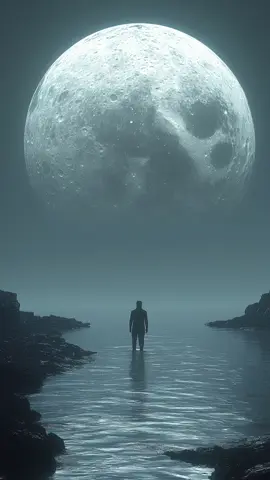 What do you feel when you gaze at the moon like this? 🌌  🌕 