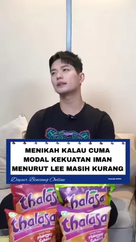 MENIKAH KALAU CUMA MODAL KEKUATAN IMAN MENURUT LEE MASIH KURANG _ #leejeonghoon #moaaeim