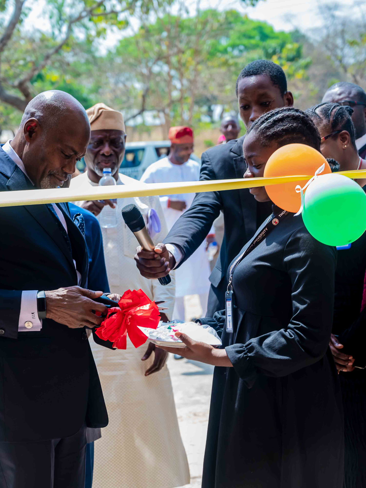 CELEBRATING A LEGACY OF EXCELLENCE🎉 Let’s relive some beautiful moments from the grand commissioning of our TWIN Lecture Theatre, in great honour of Prof. Yusuf Olaolu Ali, SAN. Watch the FULL video via our YouTube page ➡ (https://youtu.be/13Y98M36Doo) #LegacyOfExcellence #ProfYusufAli #ThomasAdewumiUniversity #MilestoneAchievement #EducationalExcellence #CampusInnovation #Fyppppppp