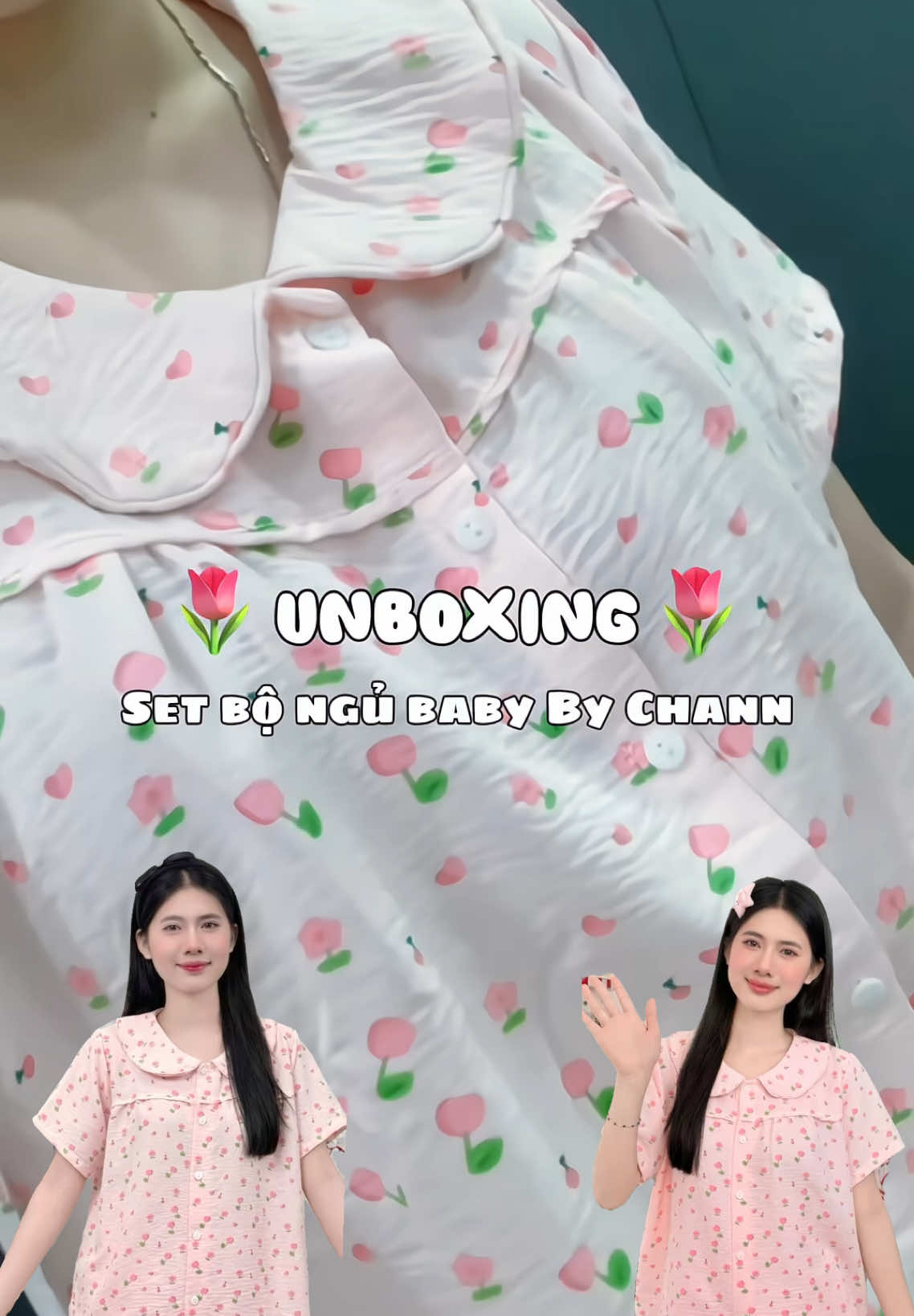 Review bộ đồ ngủ xinh iu cho mấy bà nè #review #unboxing #bychann #bodongu #xuhuong#xuhuongideo 