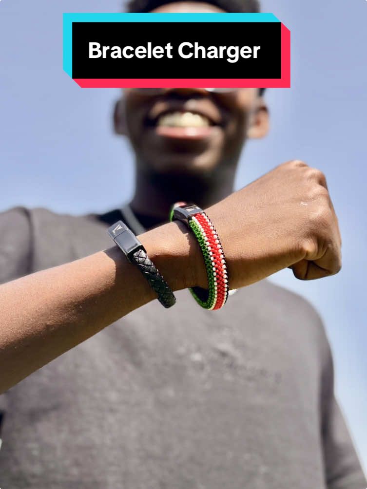 This Kényan Bracelet can charge your phone. Shop it @Ivanox_ #kenyaTechEvents