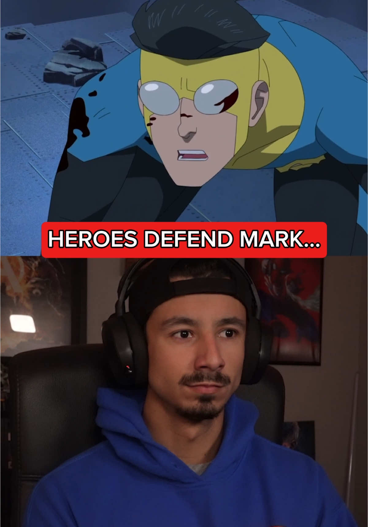 Heroes defend Mark… #supes #invincible 