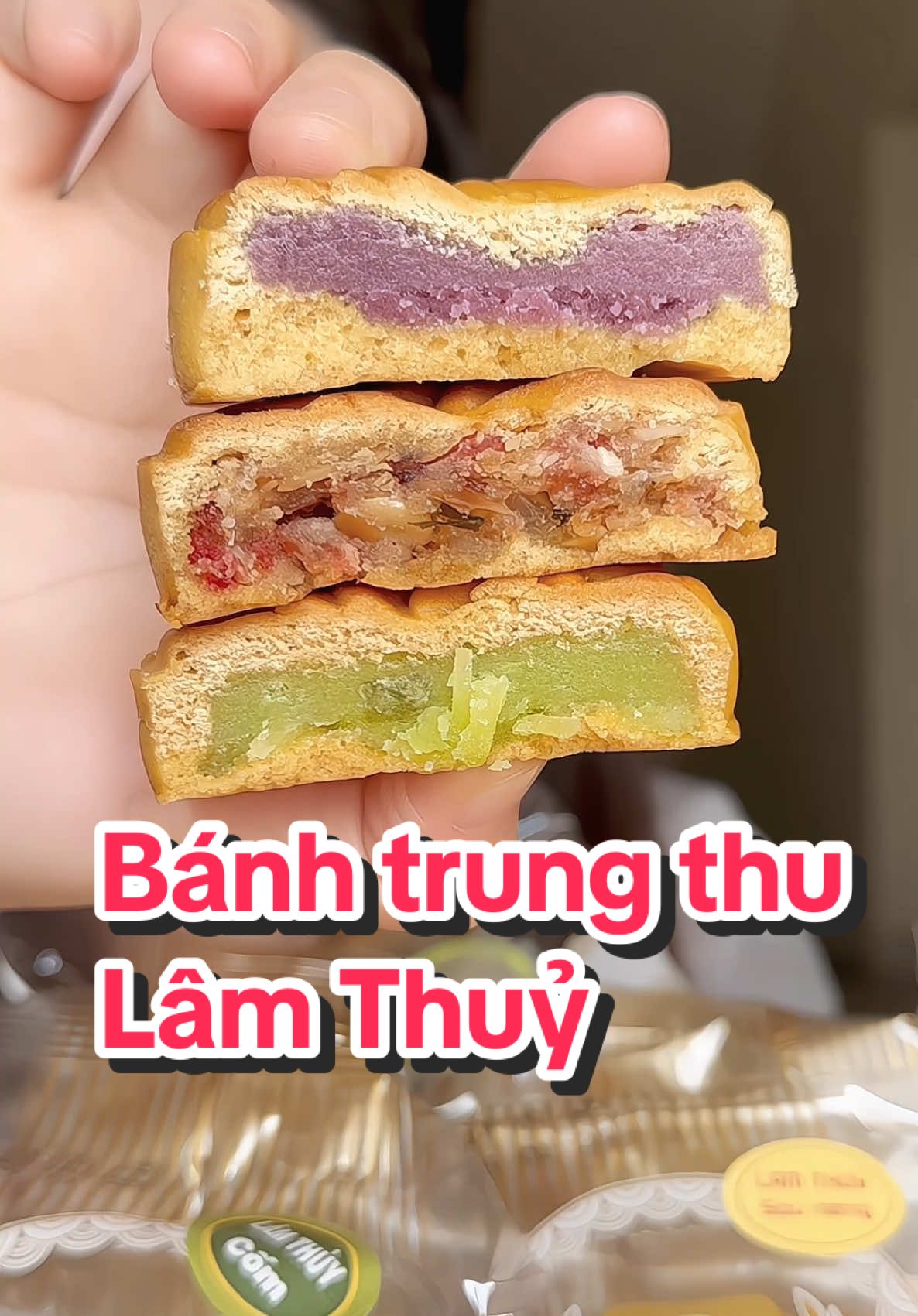 Bánh trung thu mini ăn ngon ko bị ngán 100 cànb mua đk hẳn mấy vị #bagiaanvung #salegiuathang #saleluongve #muataitiktokshop #banhtrungthulamthuy #banhtrungthu