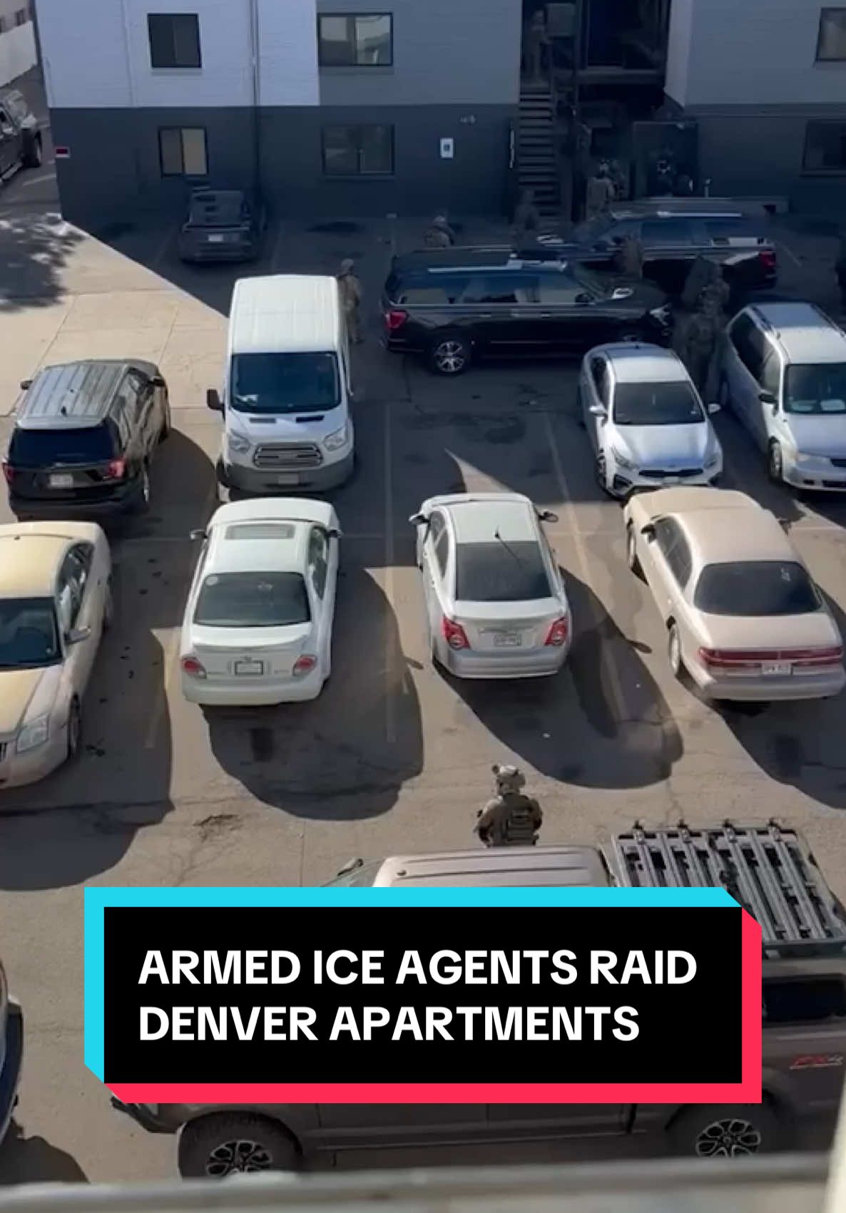 Federal agents from ICE, the DHS, and several other agencies carried out a multi-location immigration enforcement operation in the Denver metro area on February 5, ICE said. #newsweek #news #ICE #DHS 