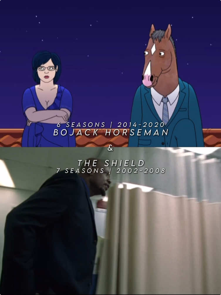 Both incredible #tv #bojackhorseman #theshield #tvshows #television #debateedit #comparing #tvshow 