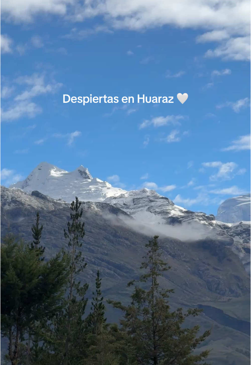 Hoy amaneció así 🤍. #fyp #fypp #huaraz #parati #fypviral #huaraz_ancash_perú #huaraz_ancash_peru🇵🇪🇵🇪🏞️🌲 #viajes #