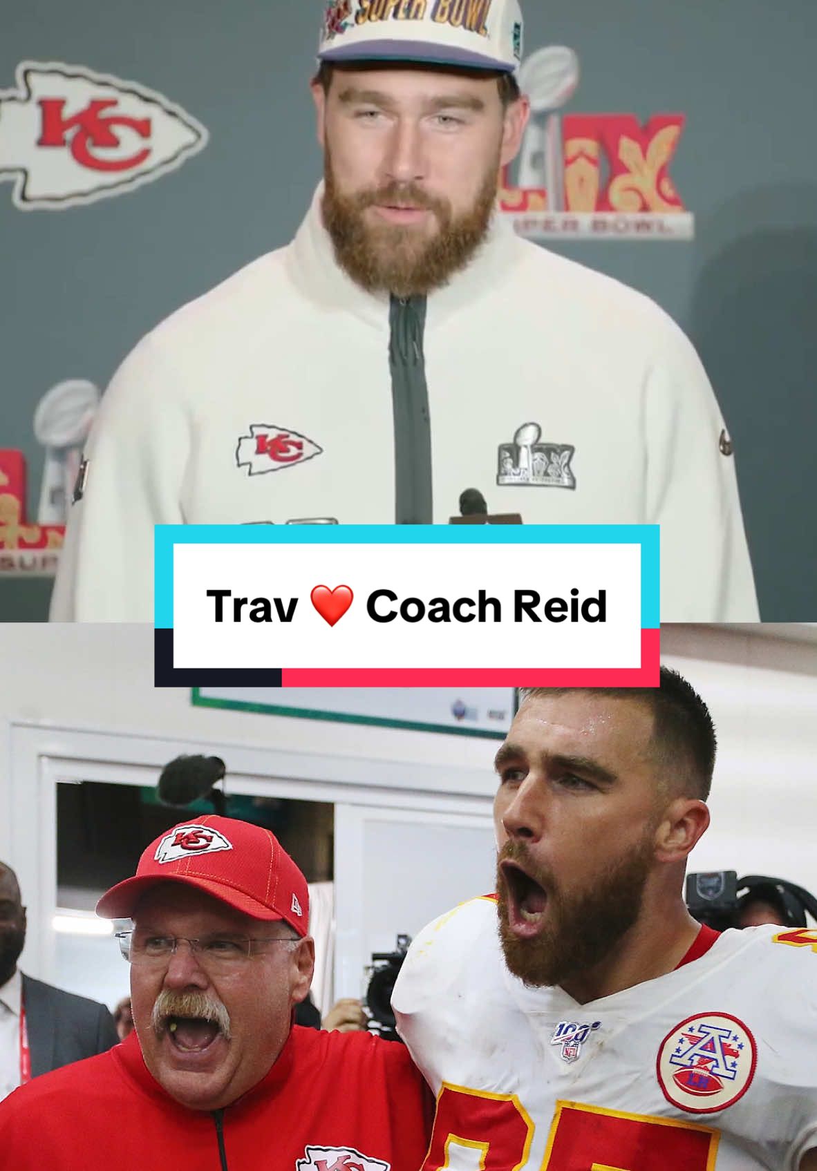“I owe everything to that man.” ❤️ #kansascitychiefs #traviskelce #NFLPlayoffs #andyreid 
