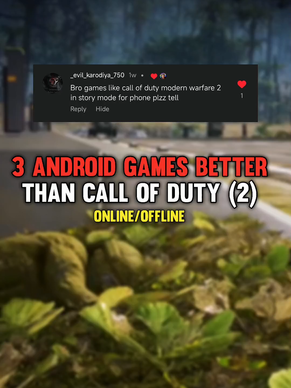 3 Best Android Games Like Call Of Duty Mobile (2) #codm #mobilegame #bestgame #gaming #games #xyzcba 