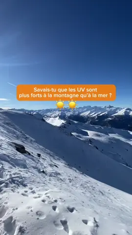 Découvre avec nous l’importance de protéger sa peau des UV à la montagne autant qu'à la mer, même quand il fait nuageux ! ☀️🎿 #Bioderma #photodermduoski #UV #protectionsolaire