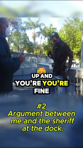 #2:Argument between me and the sheriff at the dock.#fish #fishing #fishinglife #fishtok