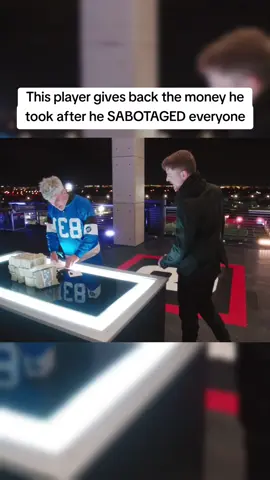 This player gives back the money he took after he SABOTAGED everyone. Watch Beast Games on Amazon Prime Video #mrbeast 