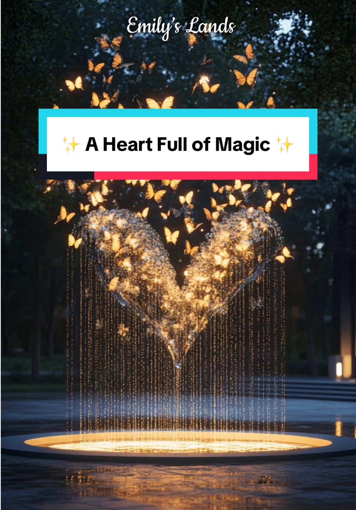 🫶🏻✨In this video, we explore the beauty of love and magic as it intertwines with nature. The heart-shaped fountains made of fluttering butterflies, the glowing hearts that light up the night, and the enchanted fairy holding a sparkling heart — all come together to remind us how love can fill the world with light and warmth. 🌟✨ How do you like this magical journey? 🧡 #livewallpapers #emilylands #emilysland #emilys_lands #wallpaper #livewallpaper #4kwallpaper #hdwallpapers #fyp #public #screen 