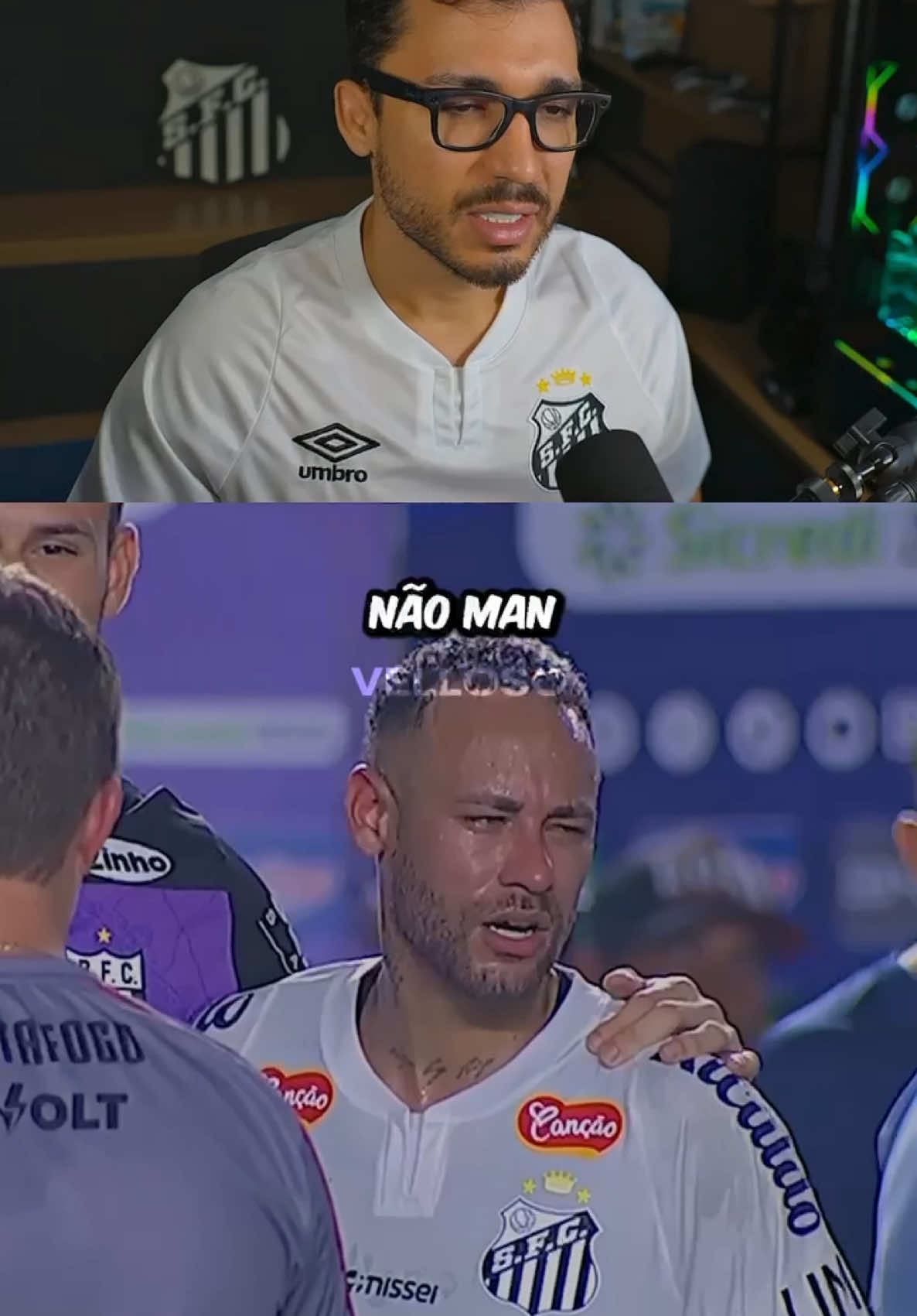 Falas do Neymar de volta pro Santos! #neymarjr #paulistao #santosfc 