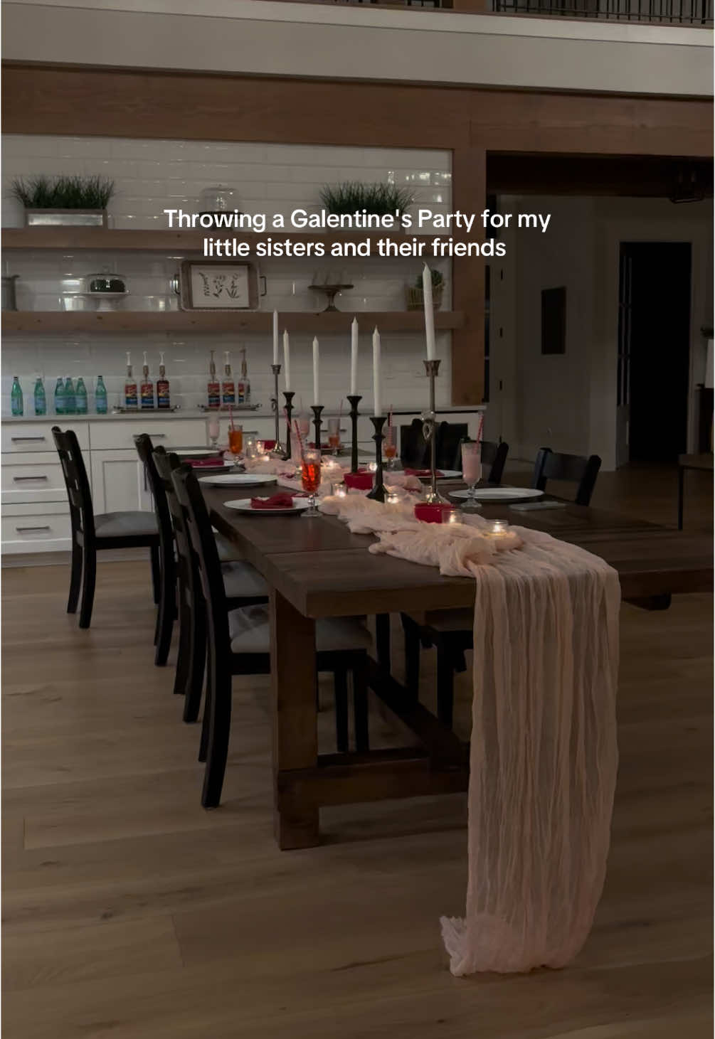I can't wait until my daughter is old enough for me to help her throw parties like this #galentines #galentinesdayideas #valentinesparty #sistergoals #girlsnightideas 