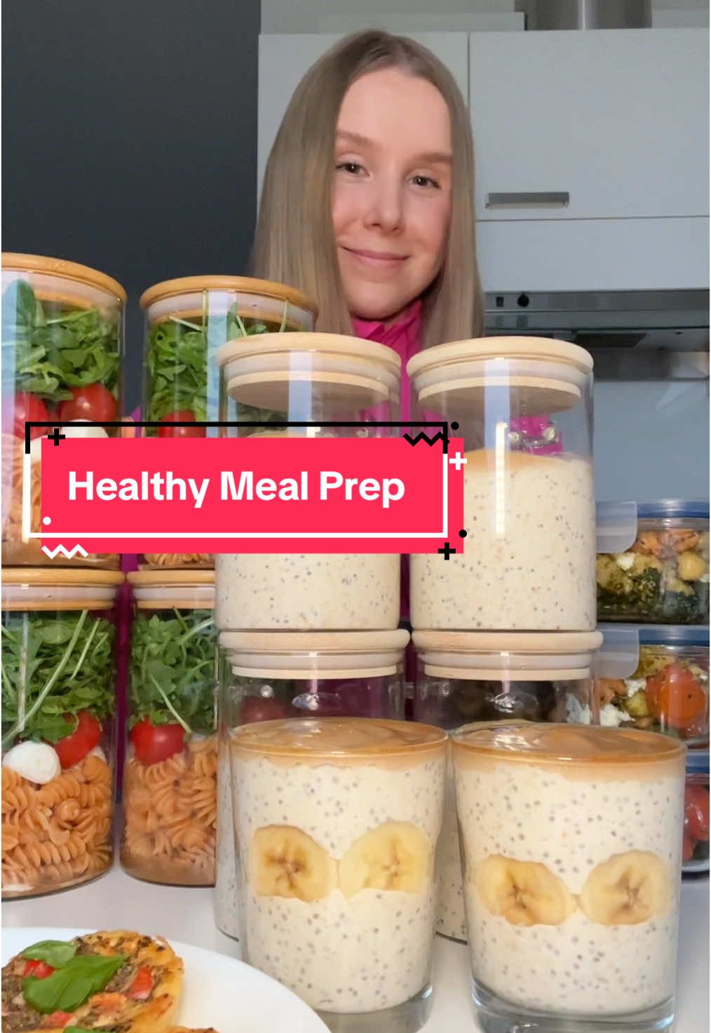 Healthy & High-Protein Meal Prep😍 Full recipes are in my latest Youtube video, link is in my profile! I meal prep for two people and I usually prep for 3-4 days so that the foods stay fresh in the fridge and I don’t need to eat the same foods for the whole week.  • More meal prep recipes in my new Meal Prep Ebook🥰 It has 80 healthy and high-protein recipes: 20 breakfast, 20 lunch, 20 snack and 20 dinner recipes with nutritional info. Link is in my profile or go to fitfoodieselma.com ❤️ • • • #mealprep #mealprepideas #healthymealprep #highprotein #healthymealideas #healthymeals 