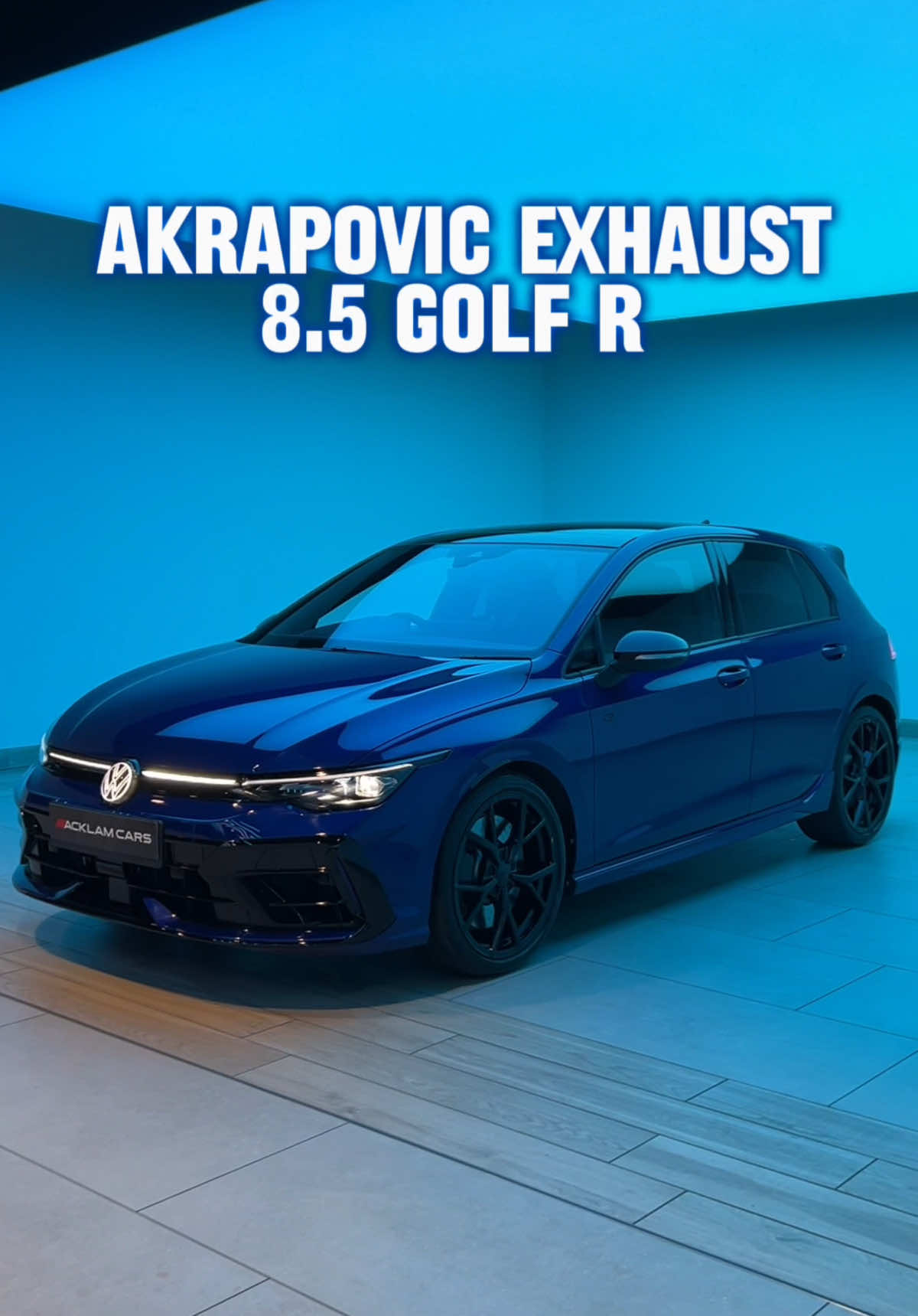 The all new 2025 Mk8.5 Golf R Black Edition with Akrapovic Exhaust💨 Live Priced at £50,990 - Please Note: This Golf R is VAT Qualifying, Price Includes VAT - Contact Paddy on 07827916137 or Business WhatsApp us on 07724101010 📲 #golfr #mk85 #golfrblackedition #hothatch #acklamcars