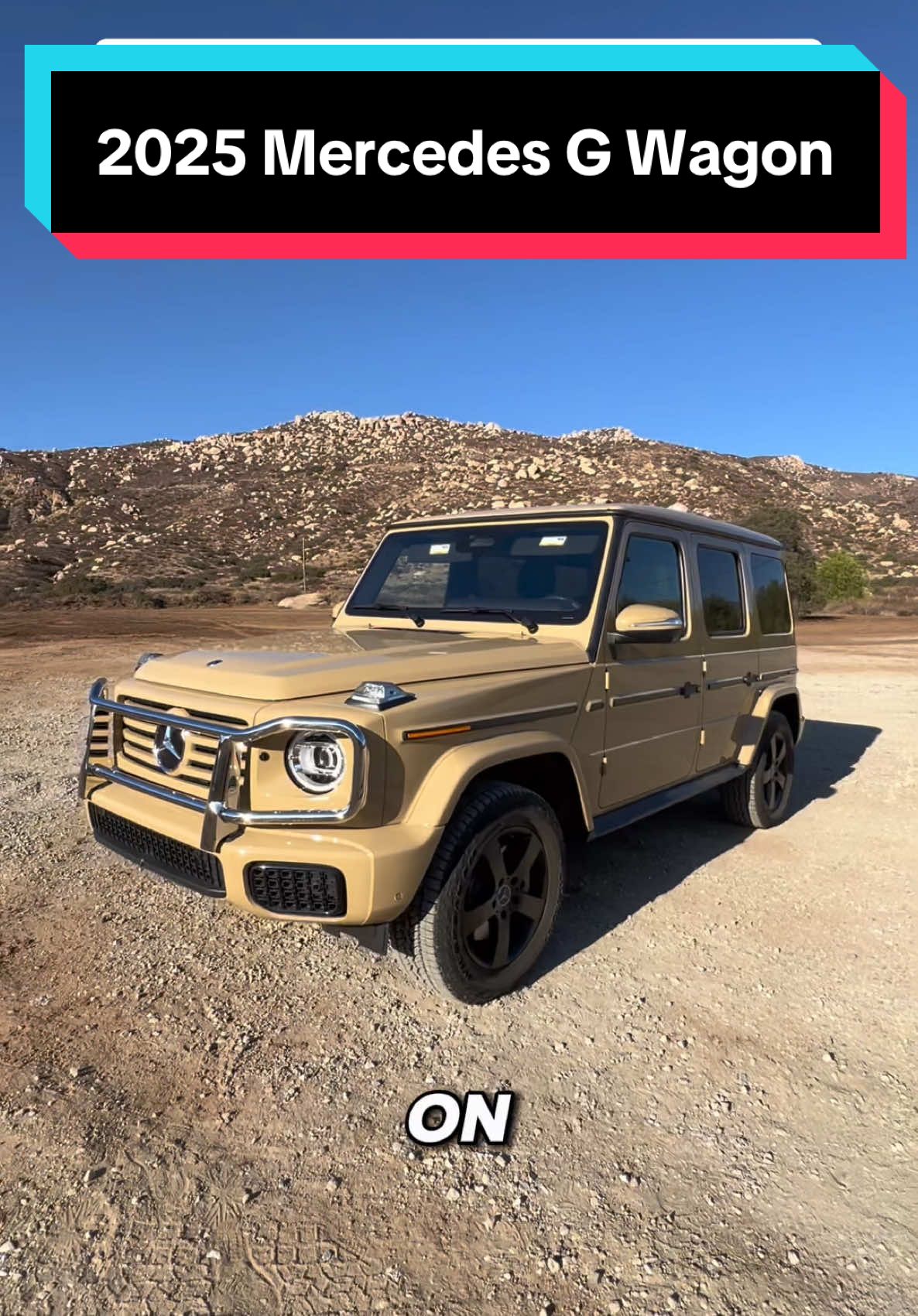 The 2025 Mercedes G Wagon is same same but different 🙂