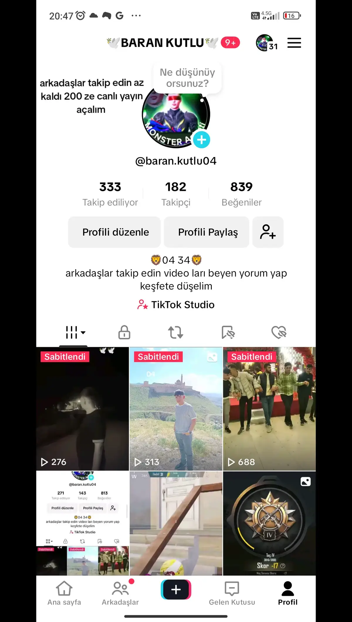 #keşfetbeniöneçıkart  takip edin 👑🦁