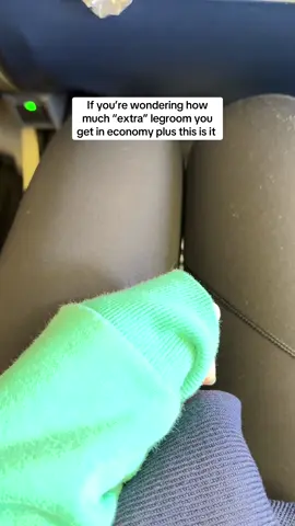 🤣 do you think its worth the extra money #travel #travelvlog #traveltok #extralegroom #airplanemode 