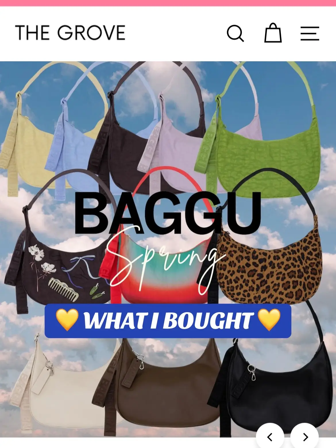 Did you guys get anything??? 💛 #baggu #spring #leopard #shopping #retailtherapy 