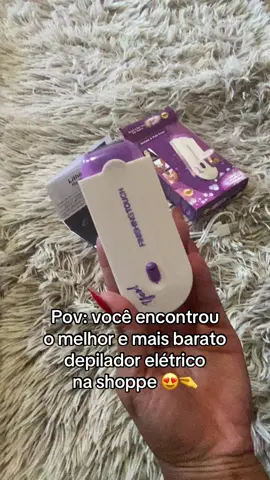 Já testaram amigas pois eu achei perfeito! 😌💕 Amigas comprei  por R$ 22,00 super baratooooo ! #achadinhosdashopee #depiladorelectrico #shopee #depilador #fyp #comprinhas #beleza #videoviral #garotasapoiamgarotas #