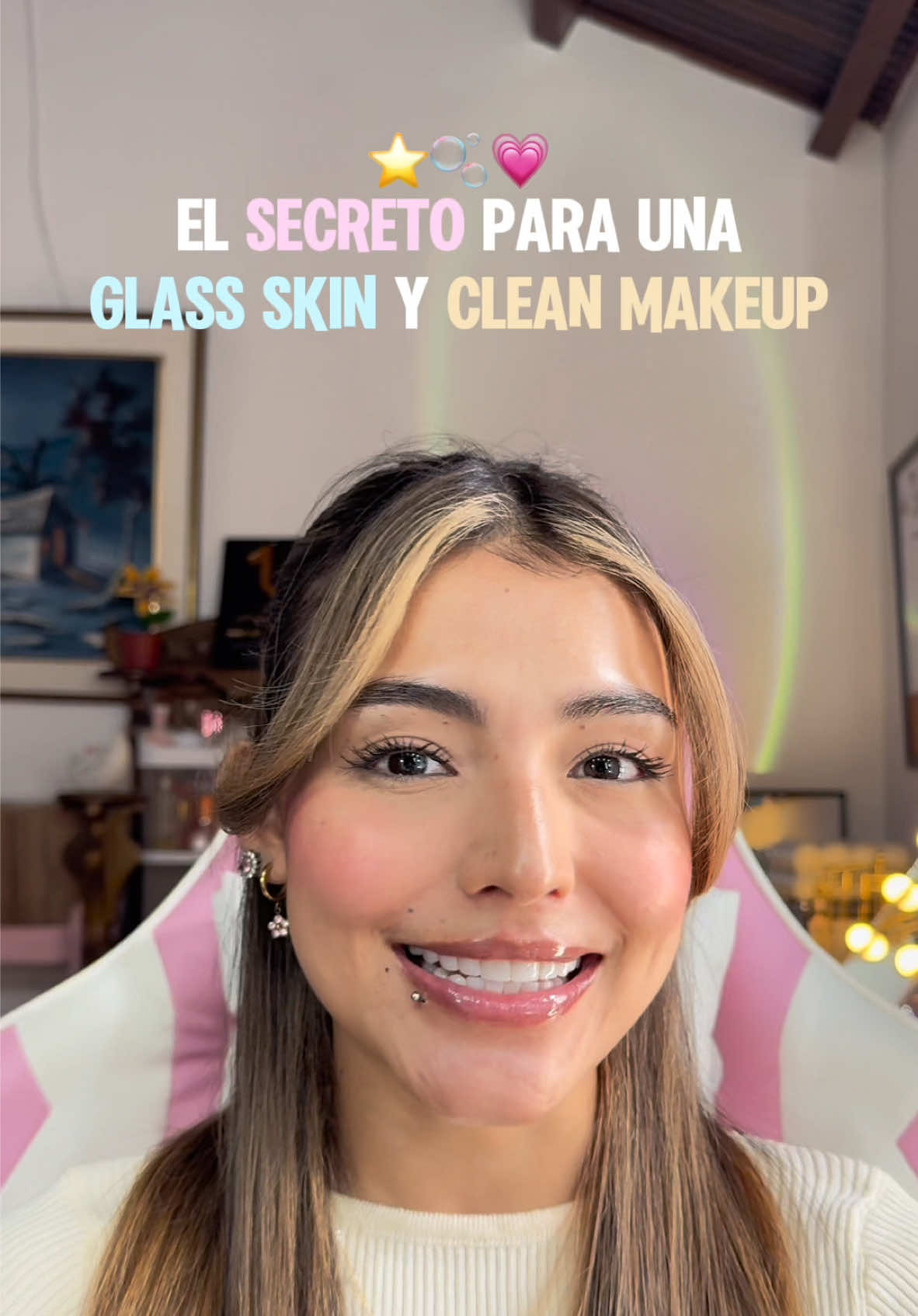 el secreto para una #glassskin y un #cleanmakeup ⭐️🫧💗 lo único que necesitas son unas #glowdrops ✨ esta vez use las de @Kaba oficial 🙂‍↕️ les gusto? #skin #skincaretips #pielbonita #tutorial #makeup #tips #GlowUp #beauty #girls #consejos 