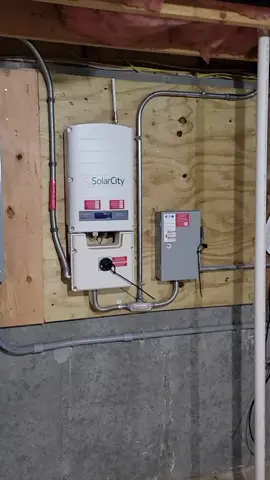 Solar inverter replacement #solar #electrician #solarinverter #solaredge 