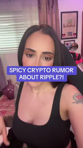 SPICY CRYPTO RUMOR ABOUT RIPPLE?! #crypto #xrp #bitcoin #ethereum #solana #doge #cryptowendyo #wendy #cardano 