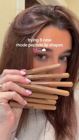 whats your favorite? I think mines spin💅@rhode skin #rhode #rhodeskin #rhodelipliner #haileybieber 