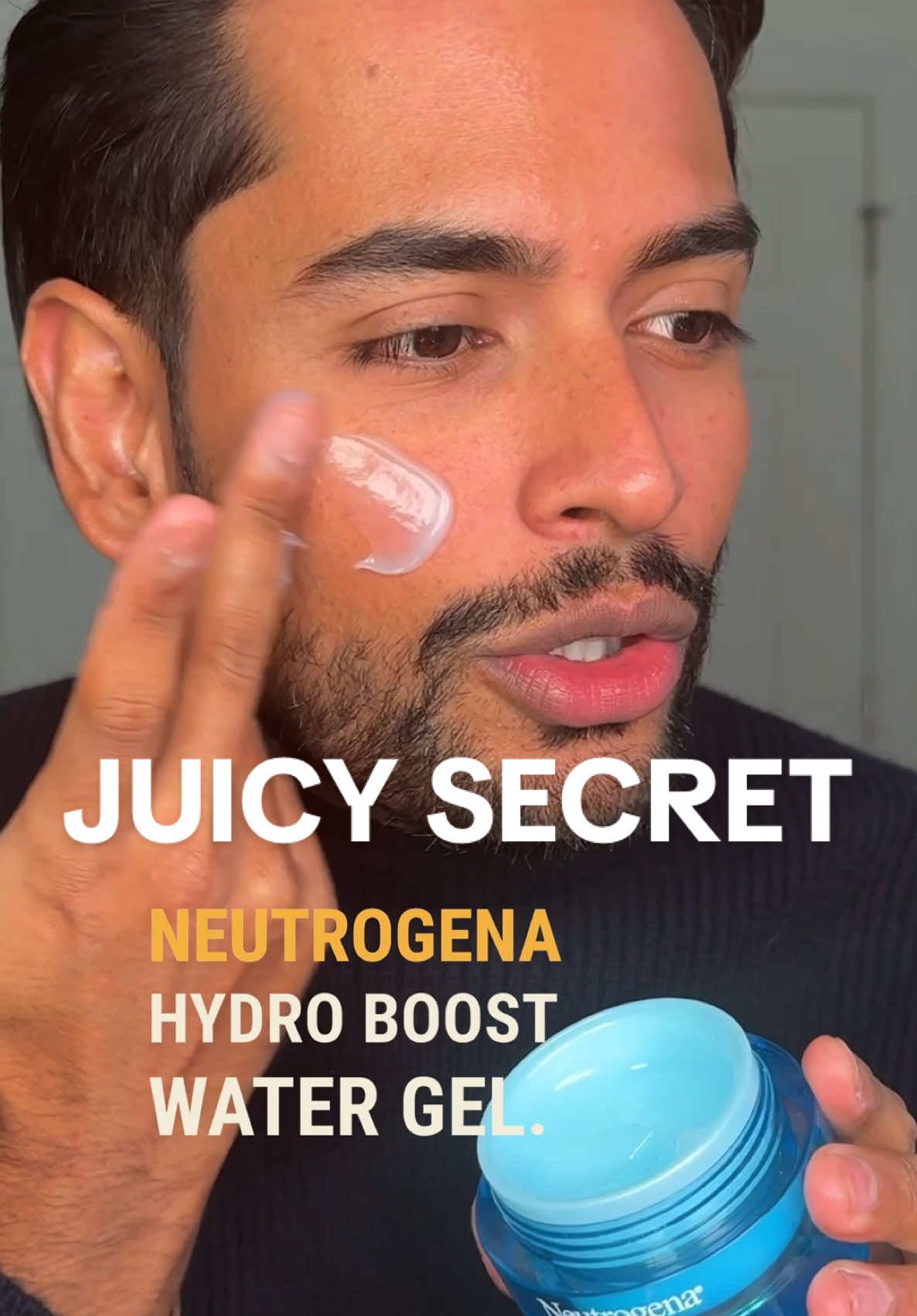 #NeutrogenaPartner JUICY SECRET 🤫 My one step hydration @Neutrogena Hydro Boost Water Gel loads and locks in deep hydration. Stop with your 10 step routine and start with the 1 step juicy secret! 💦💦💦 #HydroBoost #JuicySkin #Hydration #DrugstoreMoisturizer #watergel