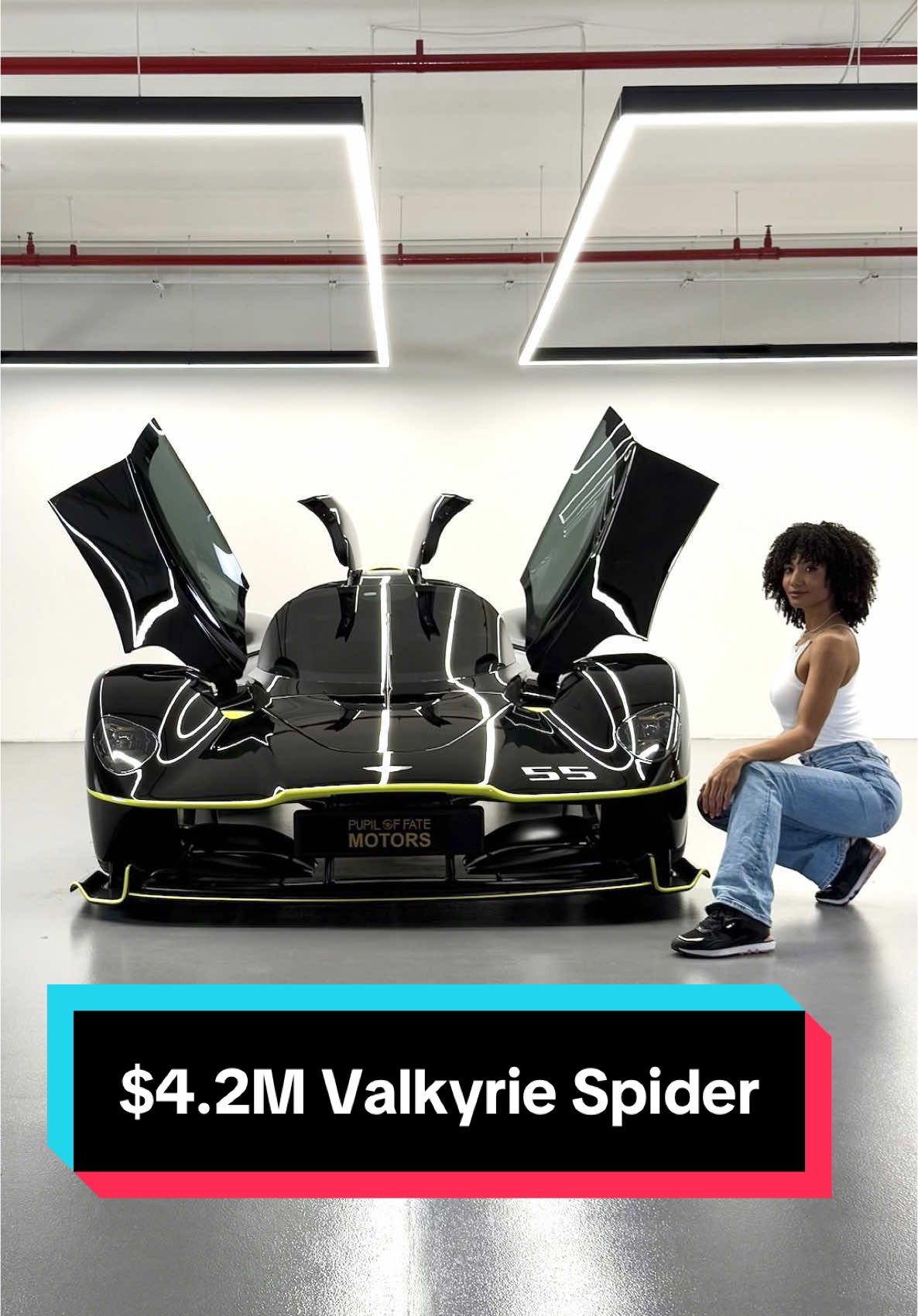 $4.2M Valkyrie Spider  @Aston Martin  @Pupil of Fate Motors  . . . #astonmartin #supercar #sportscar #hypercar 