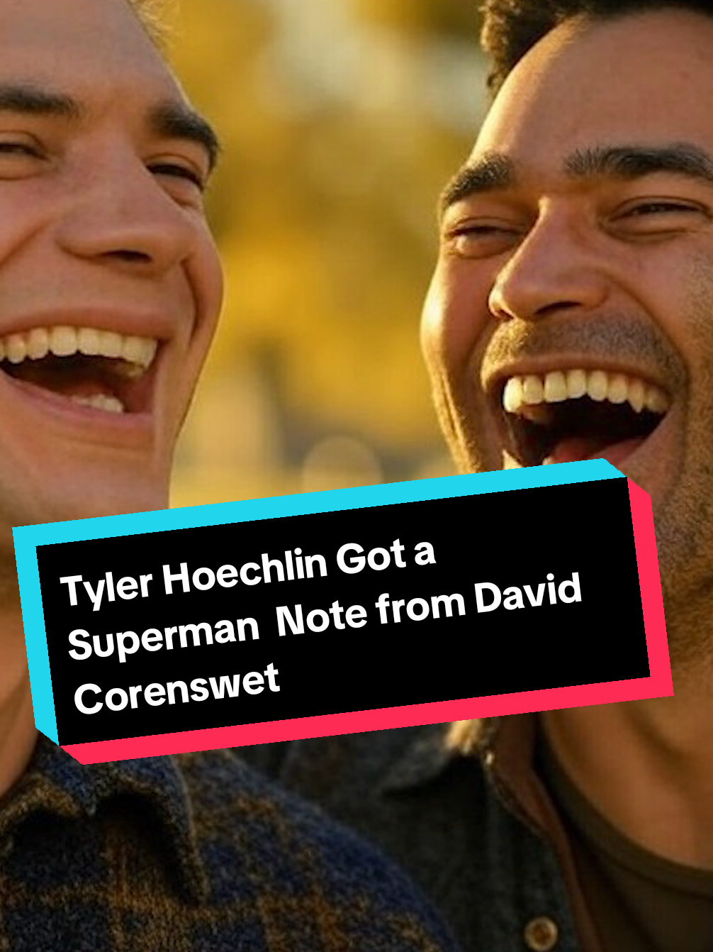 Tyler Hoechlin Got a Superman  Note from David Corenswet -  Tyler Hoechlin revealed that David Corenswet gave him a note before he started filming the Superman movie. #Superman #SupermanandLois #TylerHoechlin #davidcorenswet 