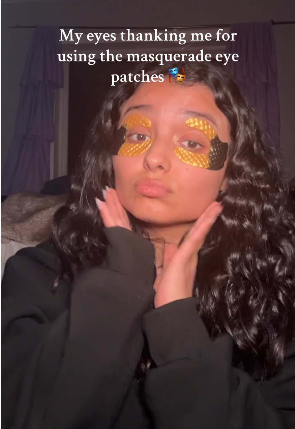 These are so amazing just click the orange cart below to grab these #masquerade #masqueradeeyepatches #eyepatches #beauty 