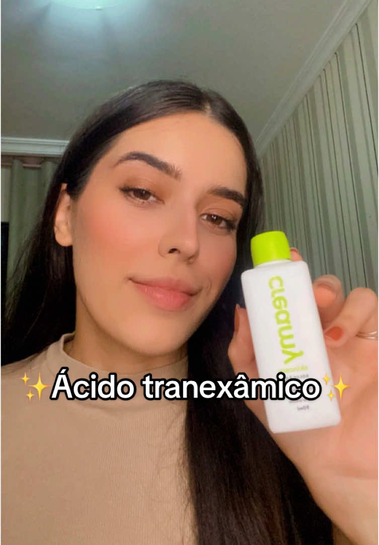 Como o ácido tranexamico funciona?                     .                      #acidotranexamico #creamyskincare #creamy #skincare #rotinadeskincare #cuidadoscomapele 